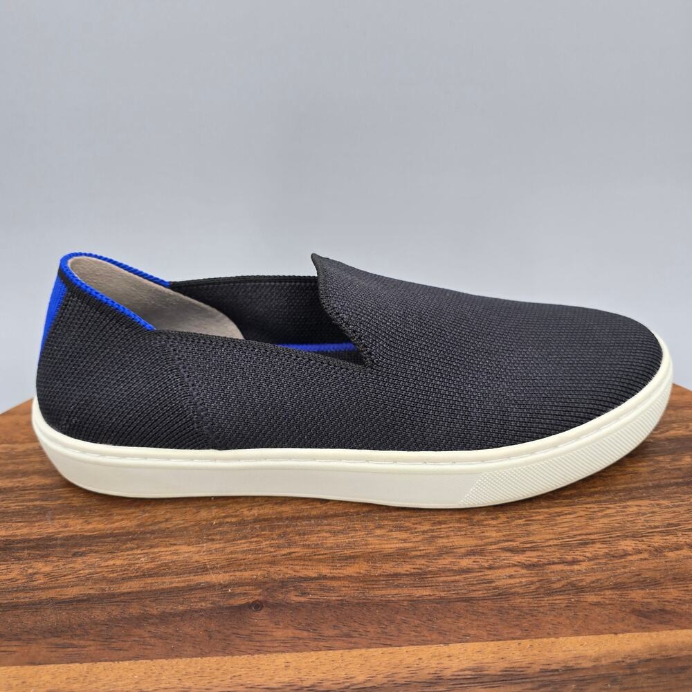 Rothy's Sneakers Womens 5.5 M Black Knit Slip On Casual Comfort Low Top Shoes